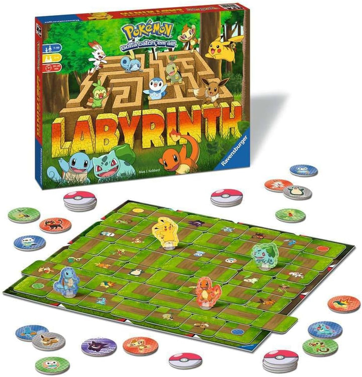 Ravensburger 26949 - Pokémon Labyrinth - Familienspiel für 2-4 Spieler ab 7 Jahren, Pok&amp;