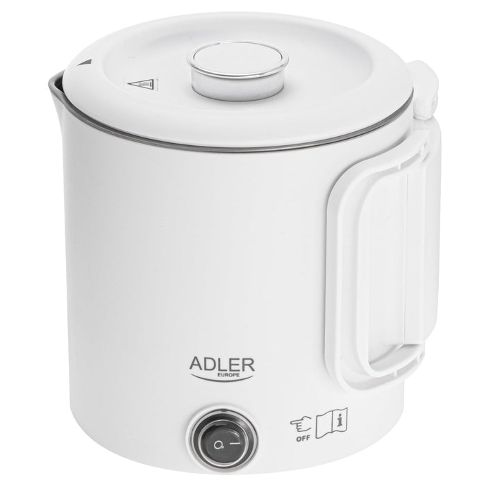Adler AD 1388w Reise-Wasserkocher 0,8L 1 Liter Weiss, 1 Liter Weiss