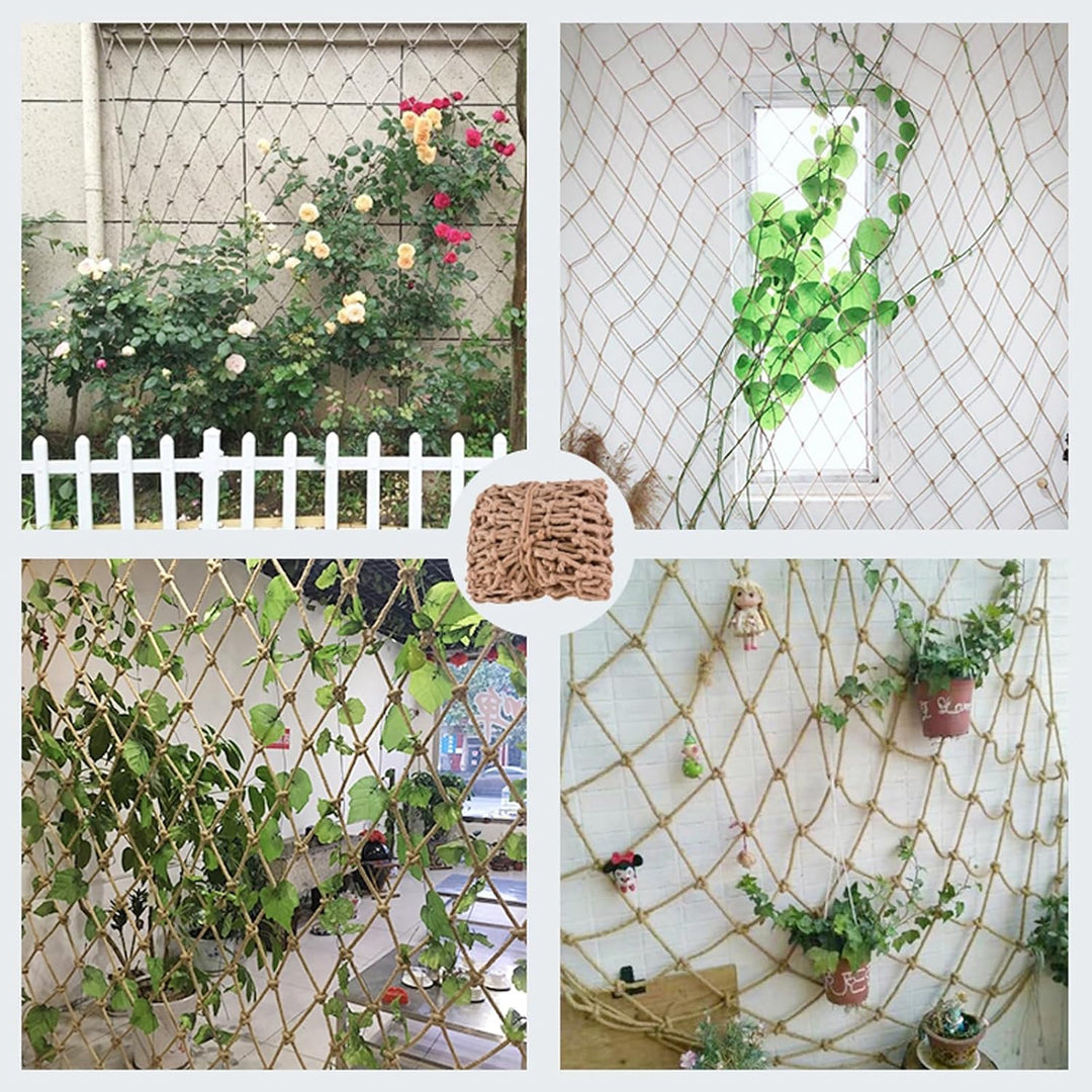 Sicherheitsnetz Hanfseil Hanfseilnetz Schutznetz Treppe Balkon Fallschutznetz Trennwand Deckennetz S