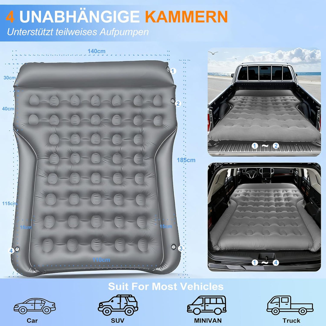 Auto Matratze - Luftmatratze Camping Bed Auto Aufblasbare Matratze für SUV MPV Minivan Kofferraum, 1