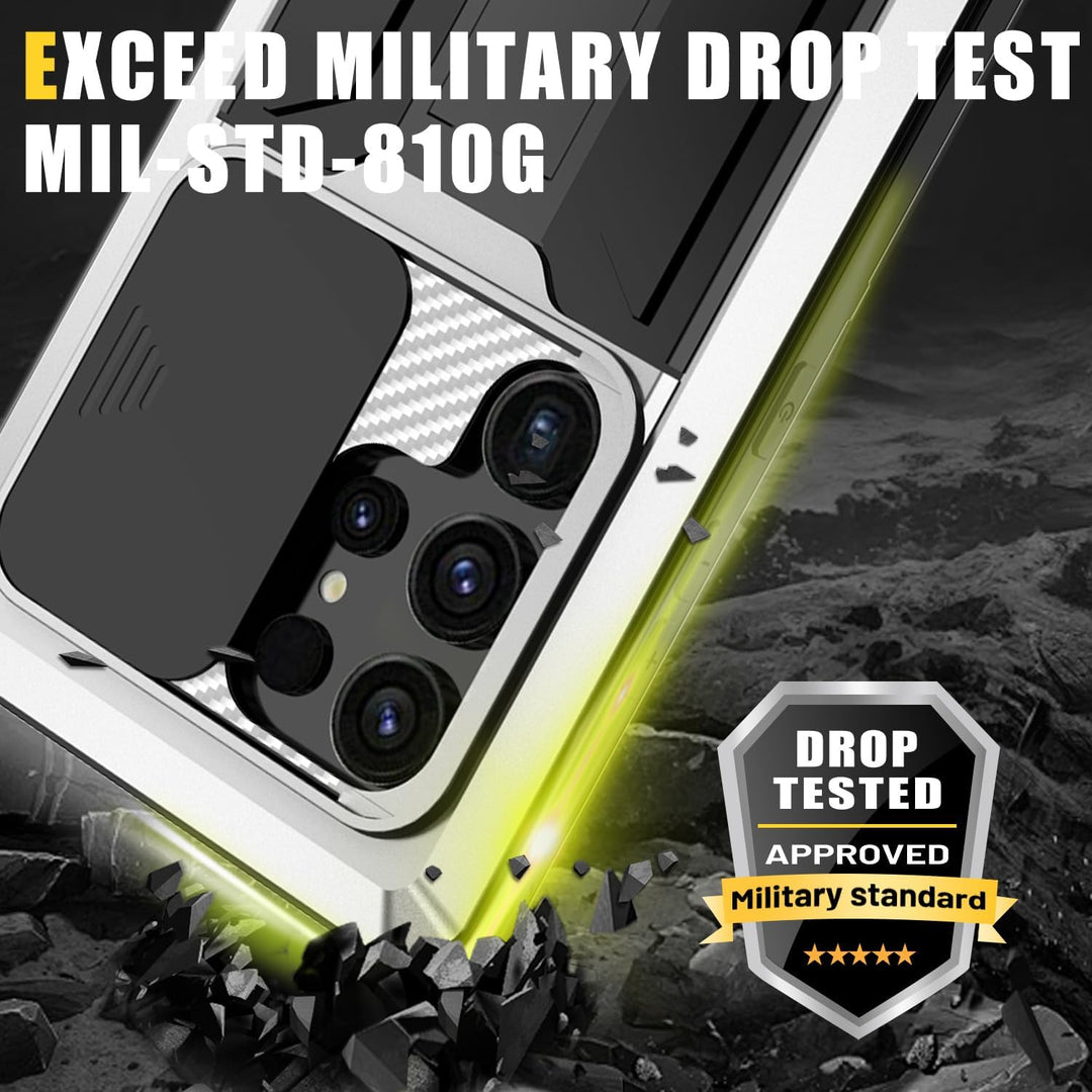 MIYIYQP Kompatibel mit Samsung Galaxy S24 Ultra 5G Handyhülle, Outdoor Powerful Hybrid Schutz stossf