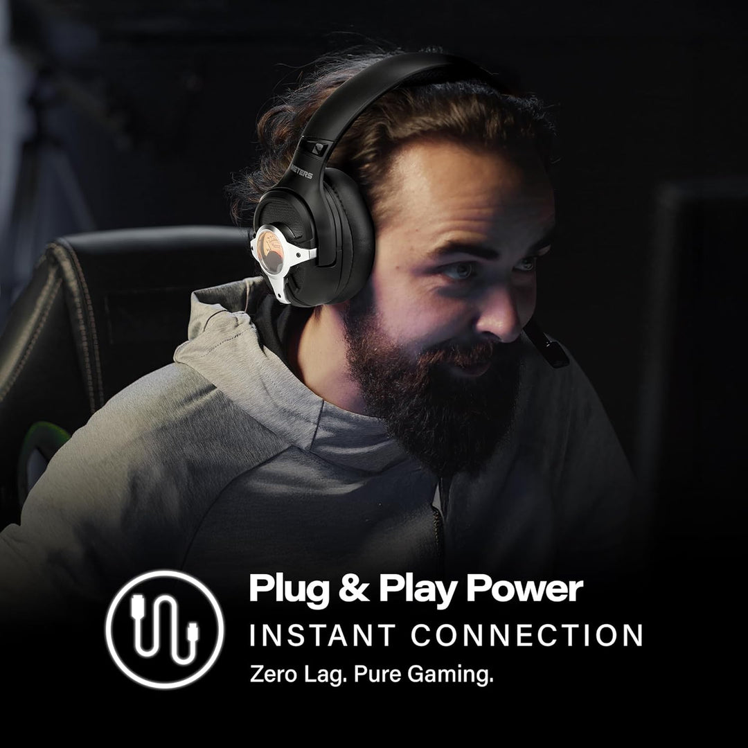 Meters Level-Up Silver VU-Meter Gaming Kopfhörer