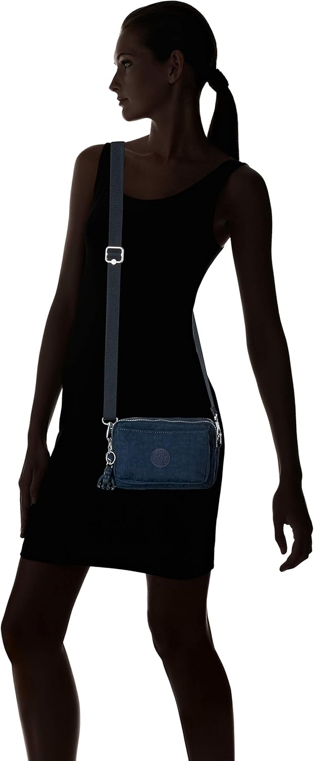 Kipling Unisex-Adult ABANU Multi Crossbody, Blau Bleu 2, 8x19x13 cm Blue Bleu 2, Blue Bleu 2