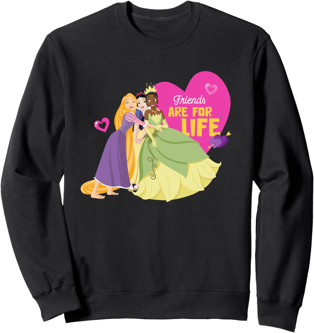 Disney Princess Valentine's Day Friends Are For Life Sweatshirt