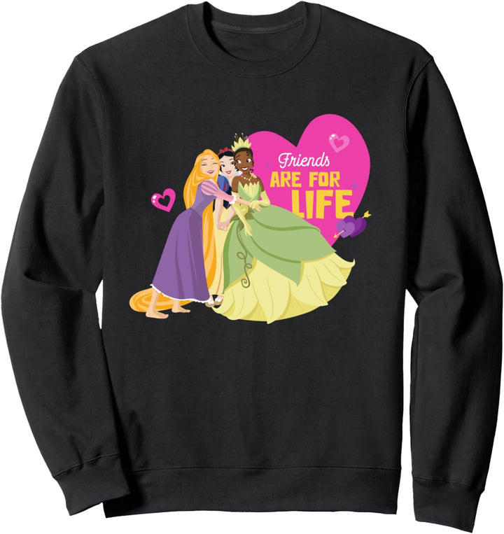 Disney Princess Valentine's Day Friends Are For Life Sweatshirt