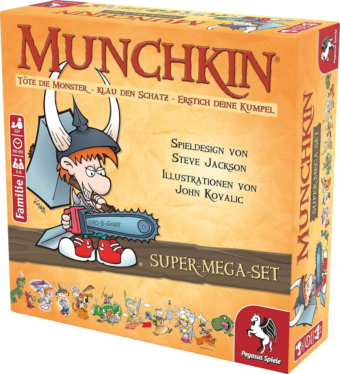 Pegasus Spiele Munchkin Fantasy Super-Mega-Set