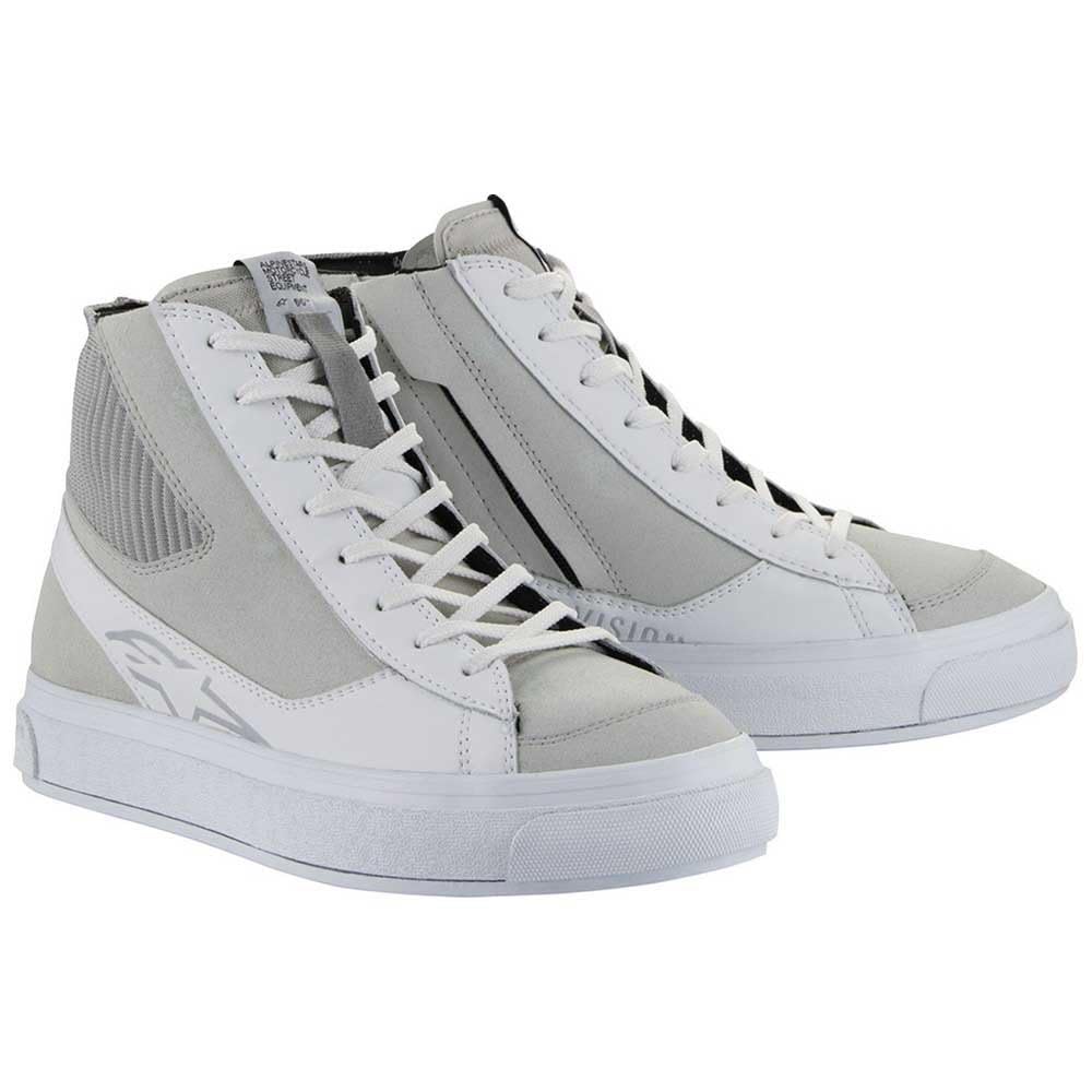 Alpinestars Stella Stated Podium Damen Motorrad Schuhe White Cool Gray 42 EU, White Cool Gray 42 EU