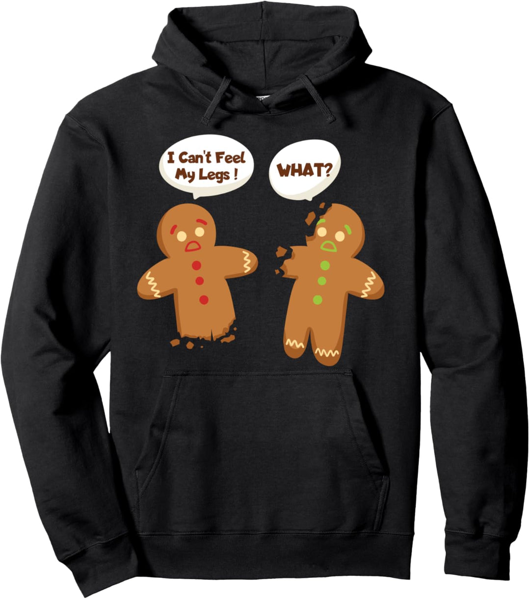 Funny Gingerbread Christmas Cookie Baking Holiday Costume Pullover Hoodie