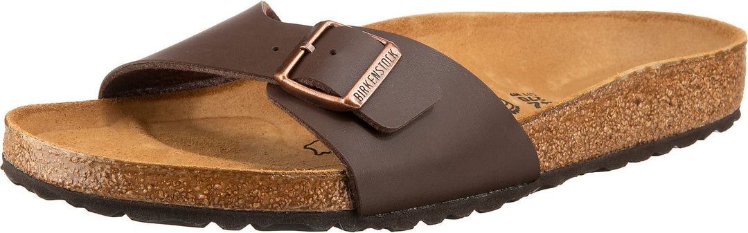 Birkenstock Madrid 40623, Unisex - Erwachsene Clogs & Pantoletten aus Birko-Flor 41 EU Braun Brun Fo