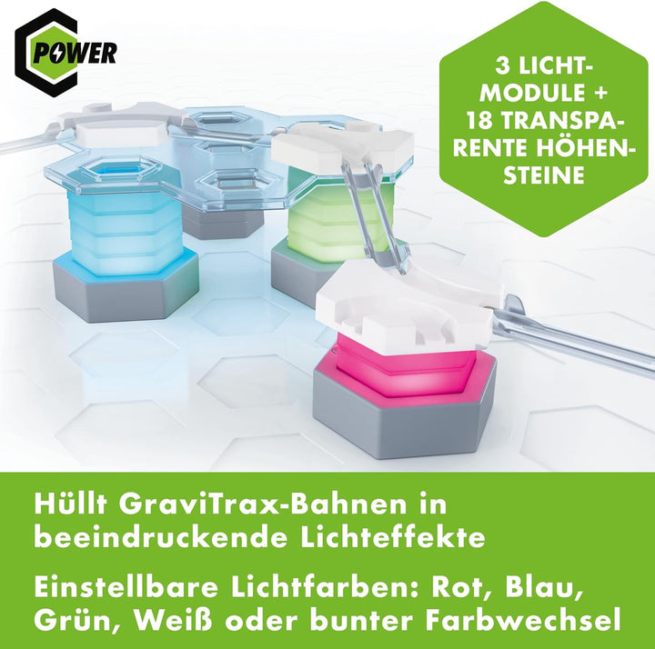 Ravensburger GraviTrax POWER Element Light 27467 - elektronische Erweiterung für deine Kugelbahn - M