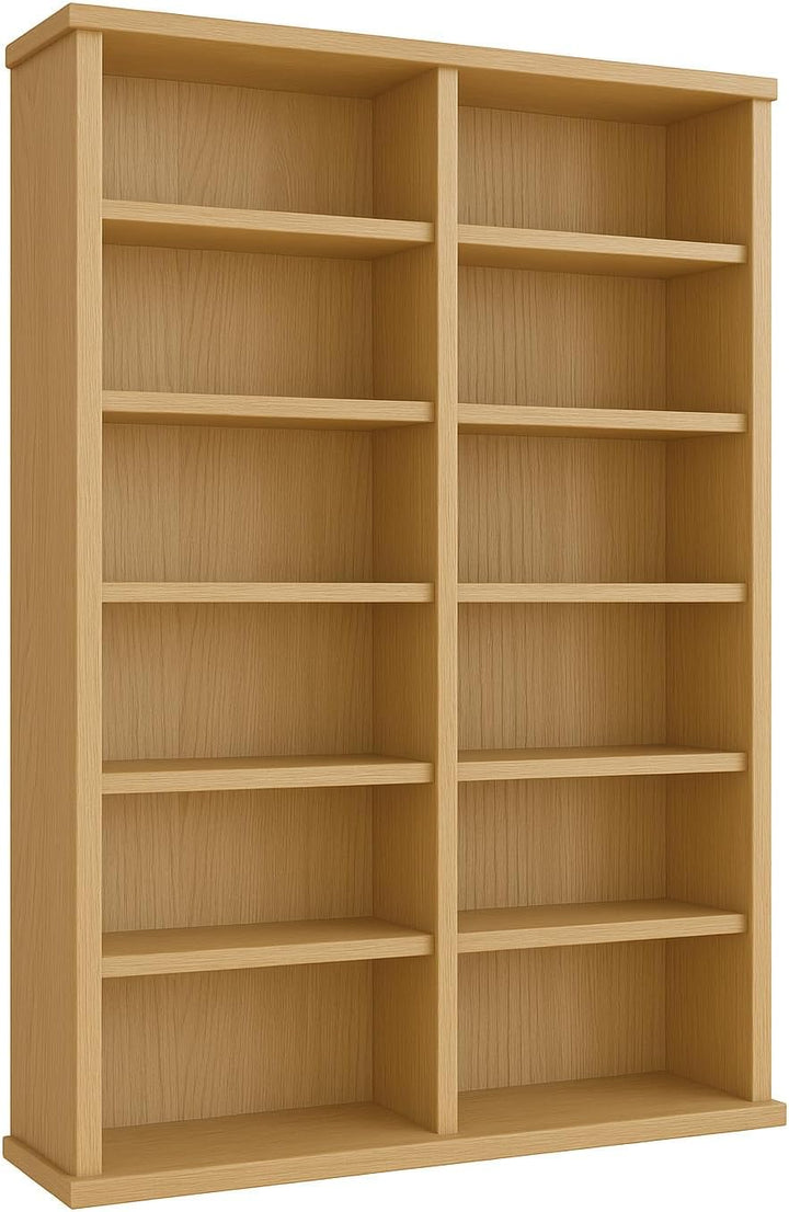 VCM 50443 Regal Schrank DVD CD Rack Medienregal Medienschrank Aufbewahrung Holzregal Standregal Möbe