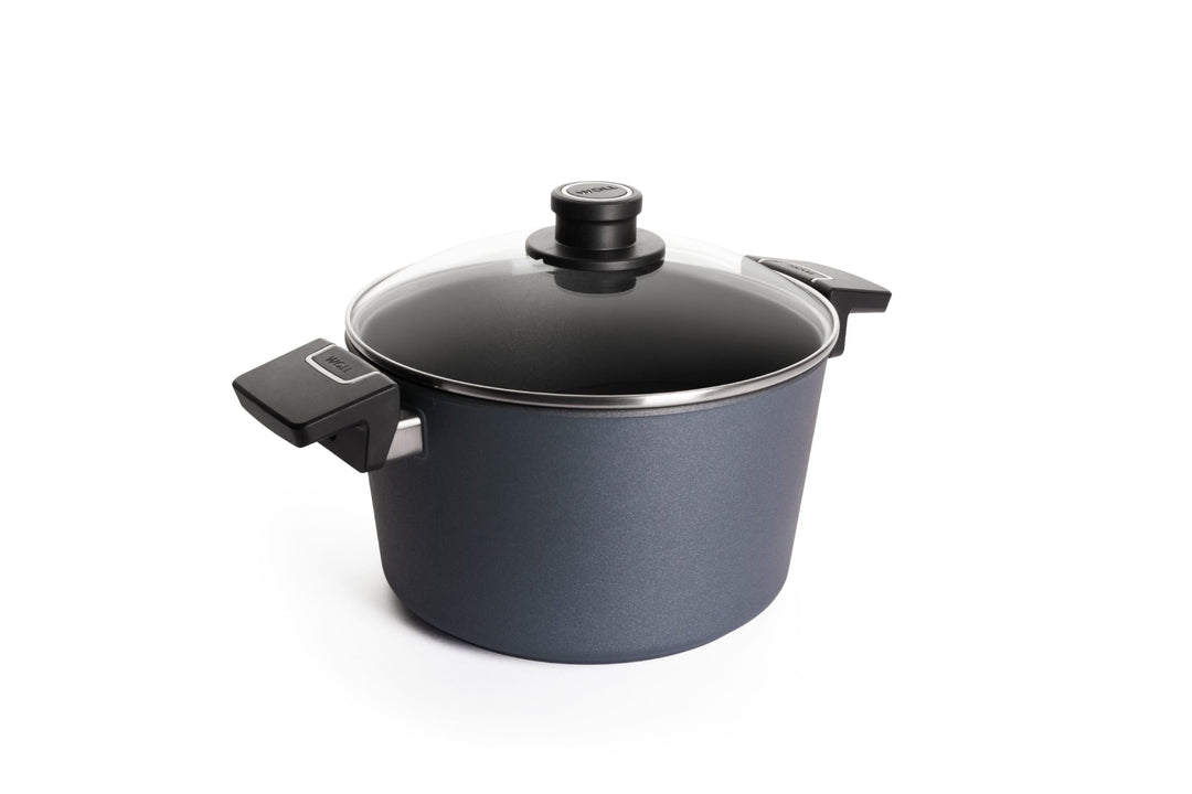 Woll Diamond Lite Topf mit Glasdeckel in Box - Induktiv -, Ø 24 cm, 13.5 cm hoch, 5.5 Liter - Geeign