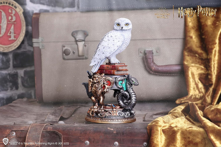 Nemesis Now Offiziell lizenzierte Harry Potter Hedwig Figur, 22 cm, Weiss, Kunststoff