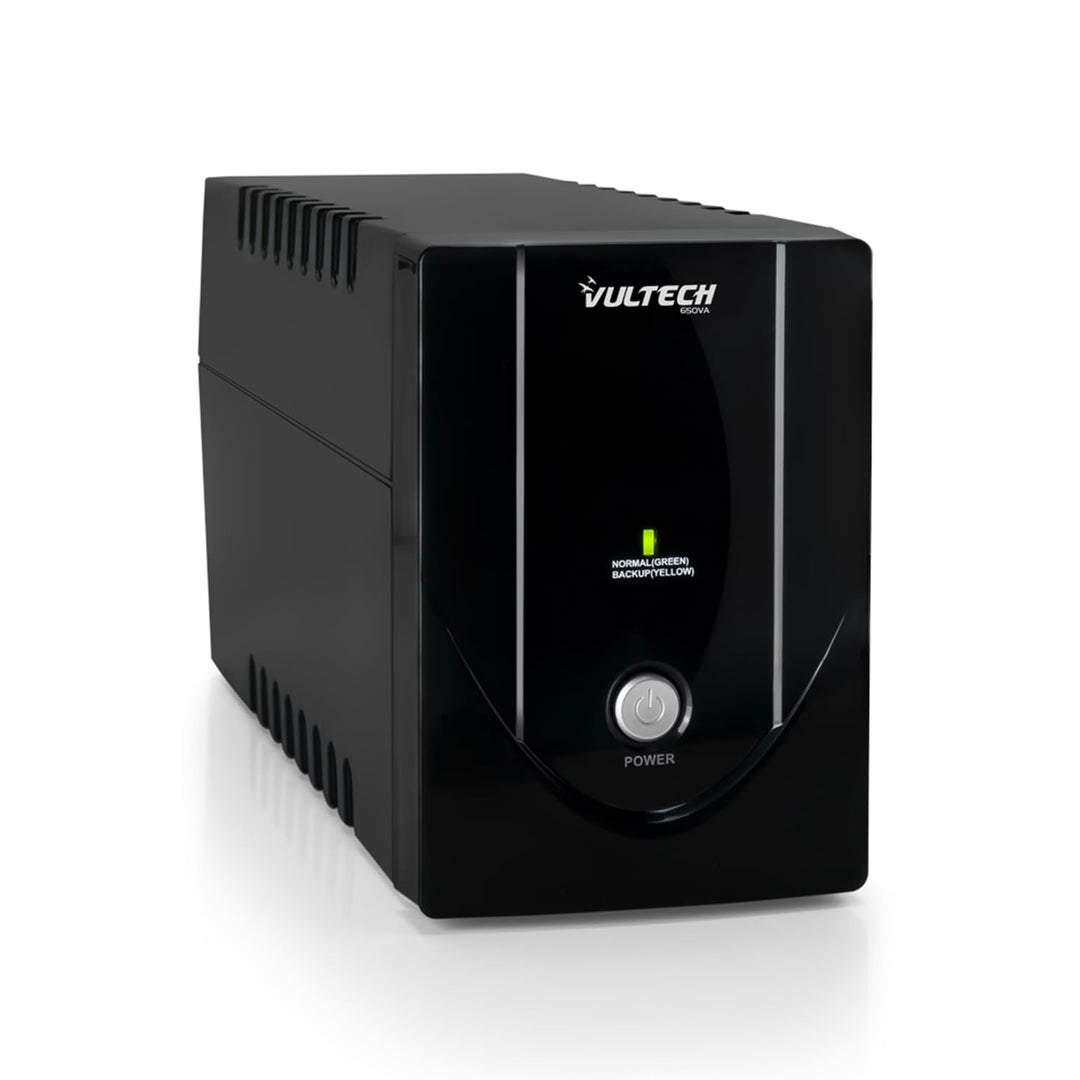 VulTech UPS650VA-LITE Kontinuitätsgruppe Offline, Schwarz Lite USV-Serie 650 VA | 360 Watt, Lite USV