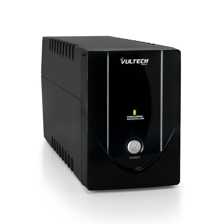 VulTech UPS650VA-LITE Kontinuitätsgruppe Offline, Schwarz Lite USV-Serie 650 VA | 360 Watt, Lite USV