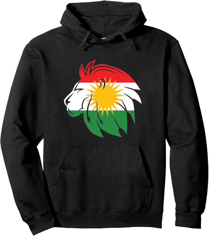 Kurdistan Flagge Löwe Kurden Kurde Kurdisch Pullover Hoodie