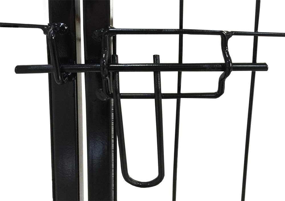 petigi Welpenauslauf XL, 8-teilig, Element-Mass: 60x80 cm, pulverbeschichteter Stahl, Welpenlaufstal