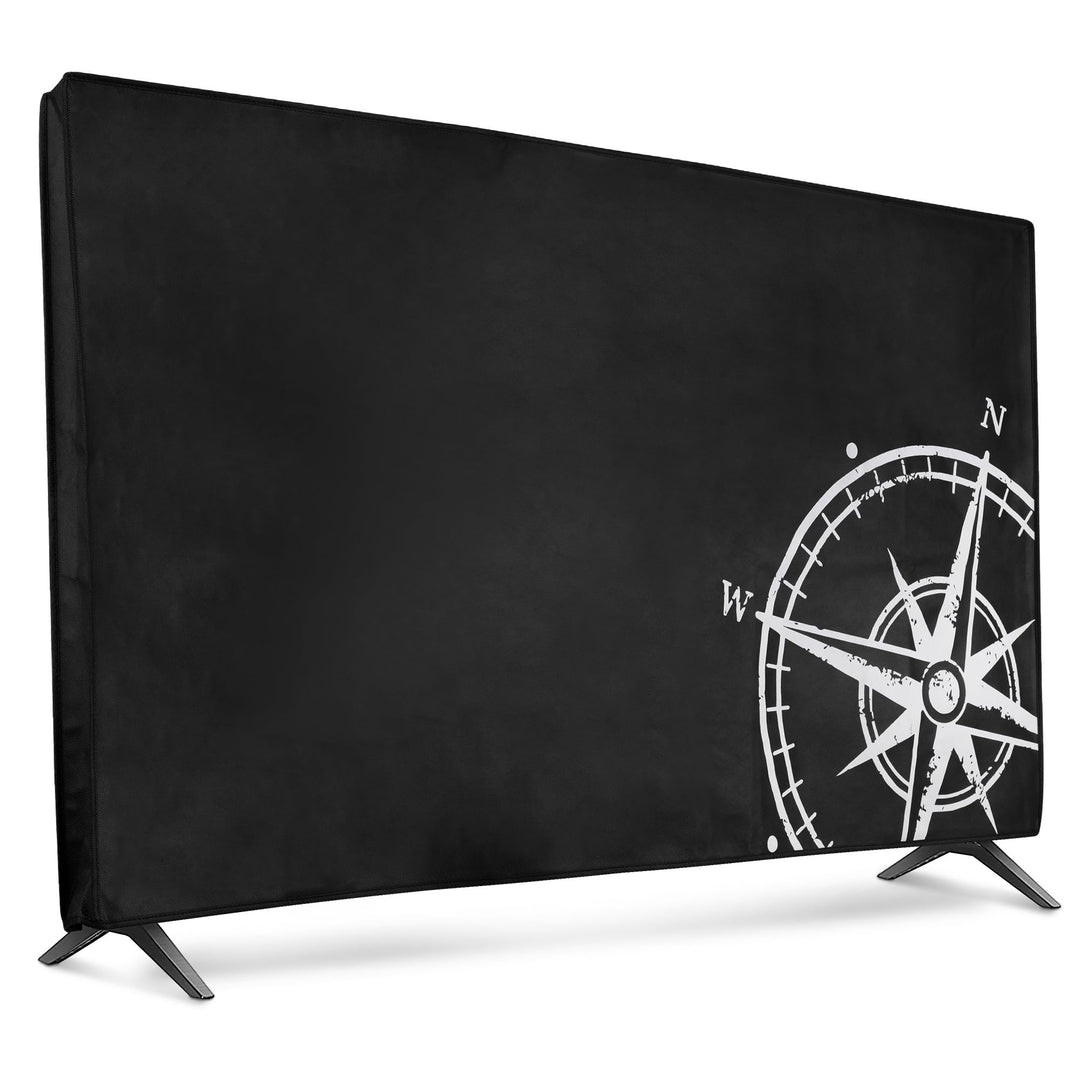 kwmobile 65" TV Hülle - Fernseher Bildschirmschutz Abdeckung - TV Bildschirm Staubschutzhülle - Komp