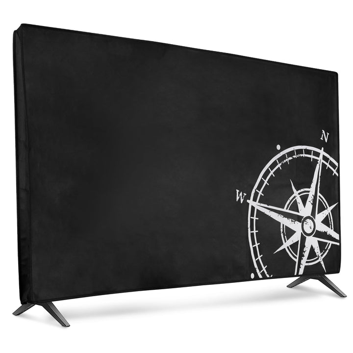 kwmobile 65" TV Hülle - Fernseher Bildschirmschutz Abdeckung - TV Bildschirm Staubschutzhülle - Komp