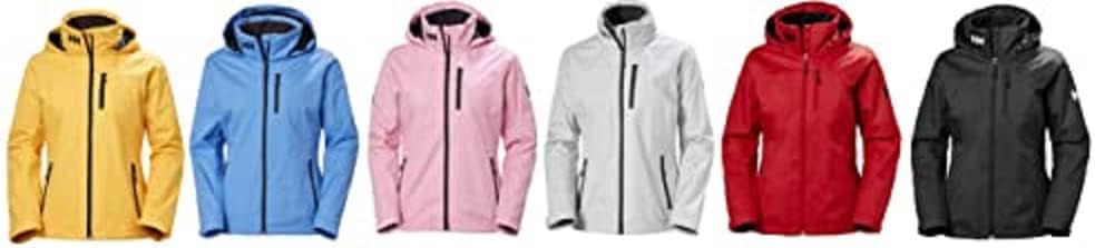 Helly Hansen Damen Crew Hooded Midlayer Jacke XS Schwarz, XS Schwarz