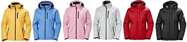 Helly Hansen Damen Crew Hooded Midlayer Jacke XS Schwarz, XS Schwarz