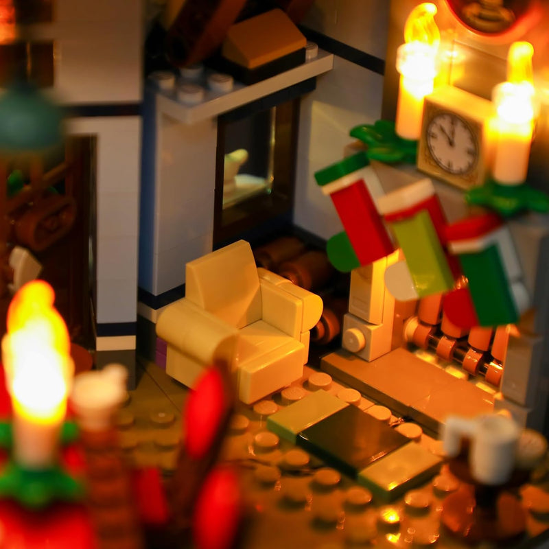 BRIKSMAX Led Beleuchtungsset für Lego Creator Besuch des Weihnachtsmanns - Compatible with Lego 1029