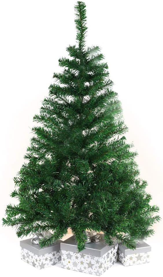 BAFYLIN Künstlicher Weihnachtsbaum Tannenbaum Kiefernadel Christbaum Dekobaum Kunstbaum (Grün, 120cm