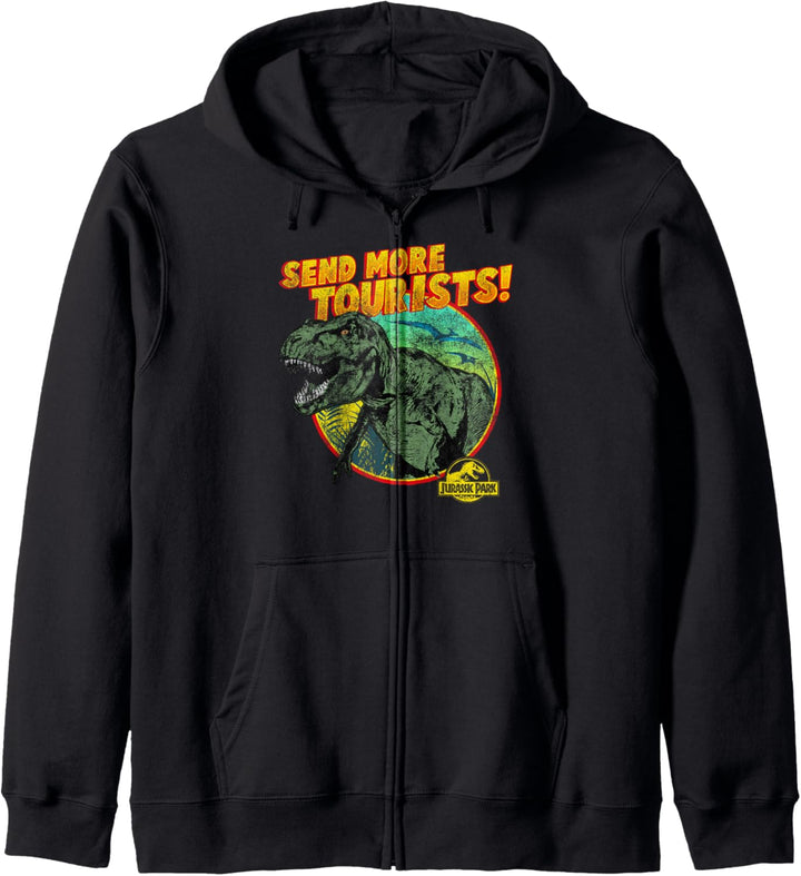 Jurassic Park T-Rex Send More Tourists Kapuzenjacke