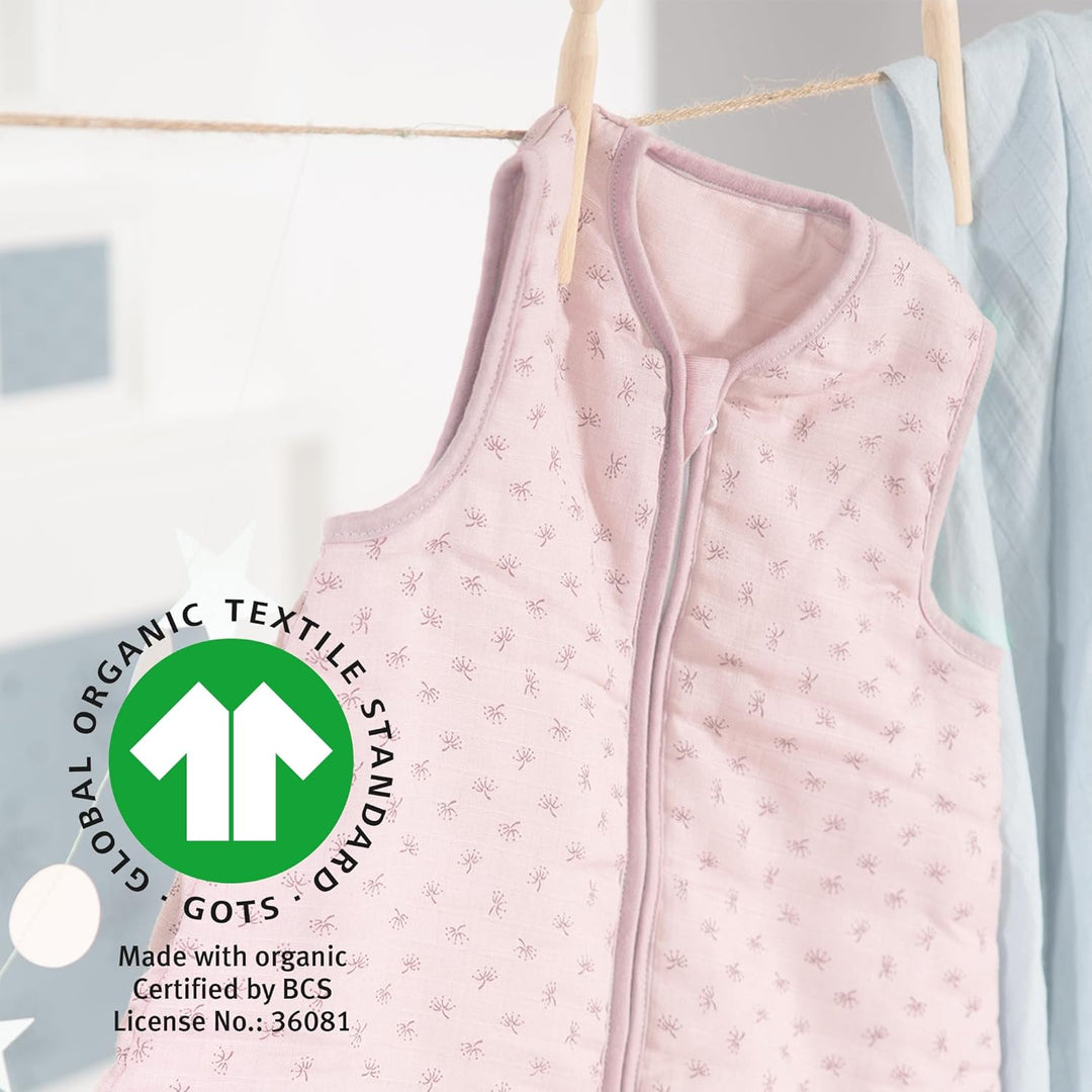 roba Babyschlafsack Lil Planet für Neugeborene - 110 cm - Ganzjahres Schlafsack aus Bio Baumwolle -