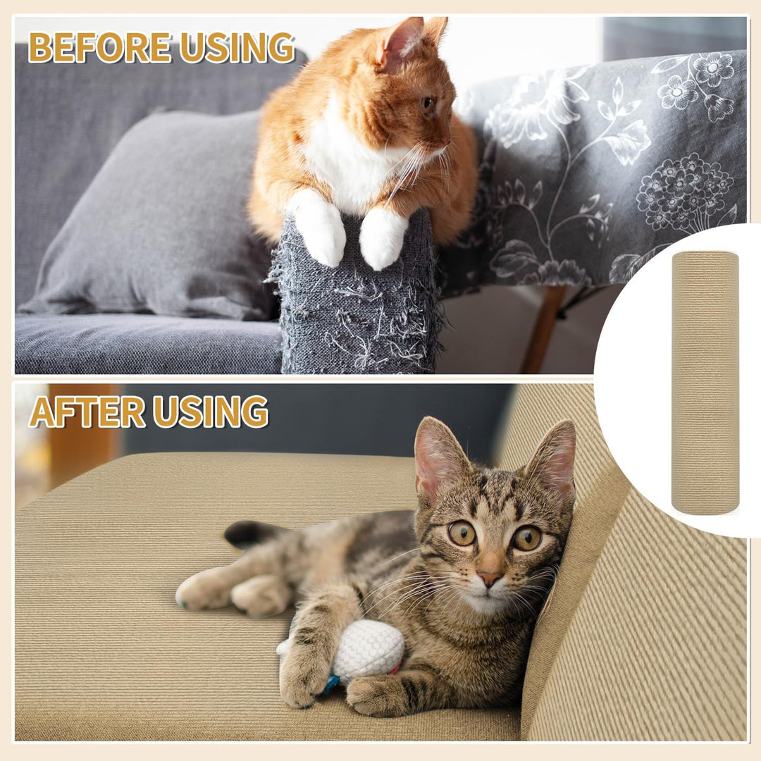 Kratzmatte Katze Selbstklebend, Kratzschutz Sofa Katze, Kratzfolie Katzen Selbstklebend, Kratzfolie