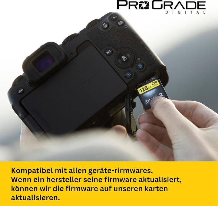 SD UHS-II 128 GB Karte V60 - Schreibgeschwindigkeit bis zu 130MB/s und Lesegeschwindigkeit von 250MB