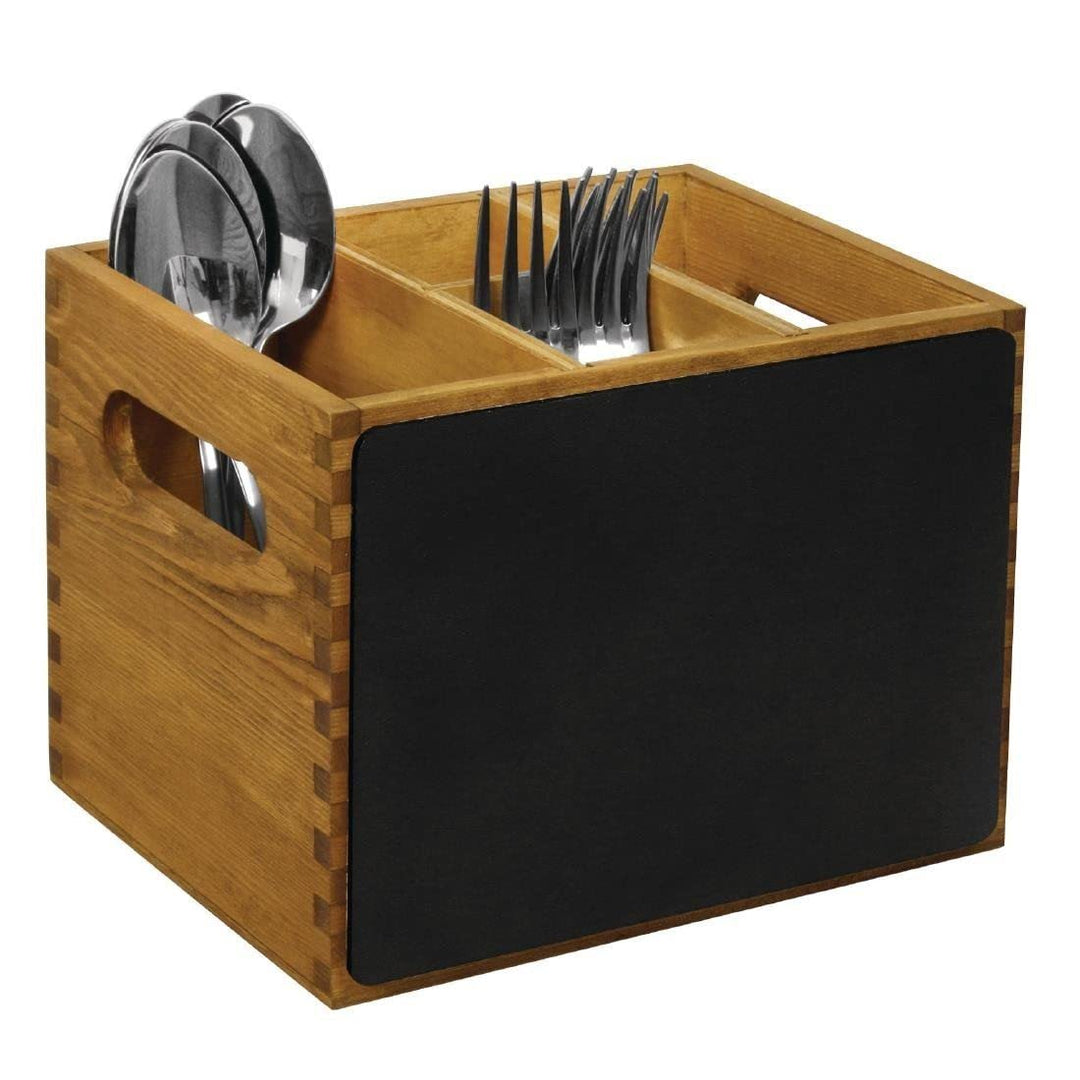 Olympia Tisch-Organizer mit Tafel, Braun und Schwarz, Grösse: 150 (H) x 210 (B) x 160 (T) mm, Verwen