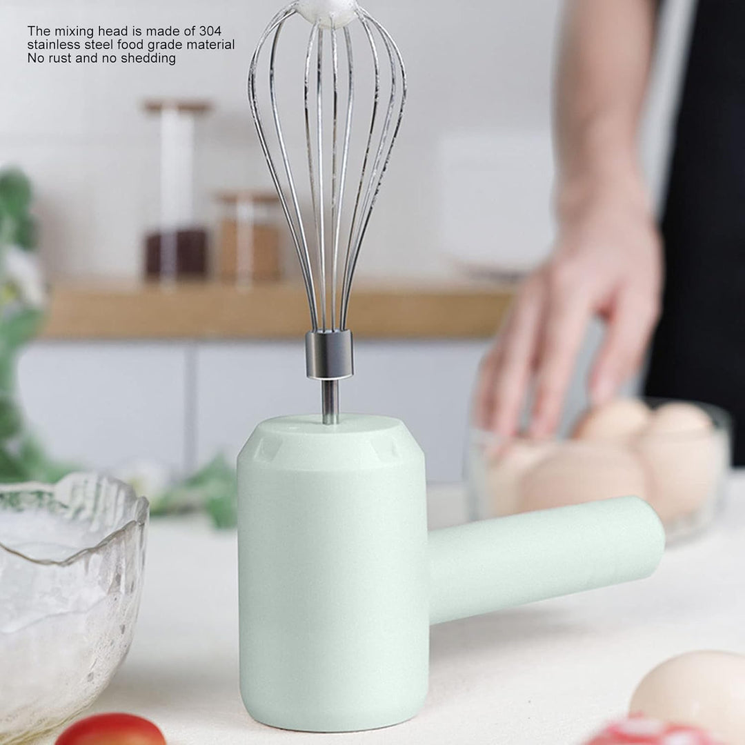 Luqeeg Handheld Milchschäumer, Elektrischer Handrührer, USB Wiederaufladbarer Tragbarer Kabelloser H