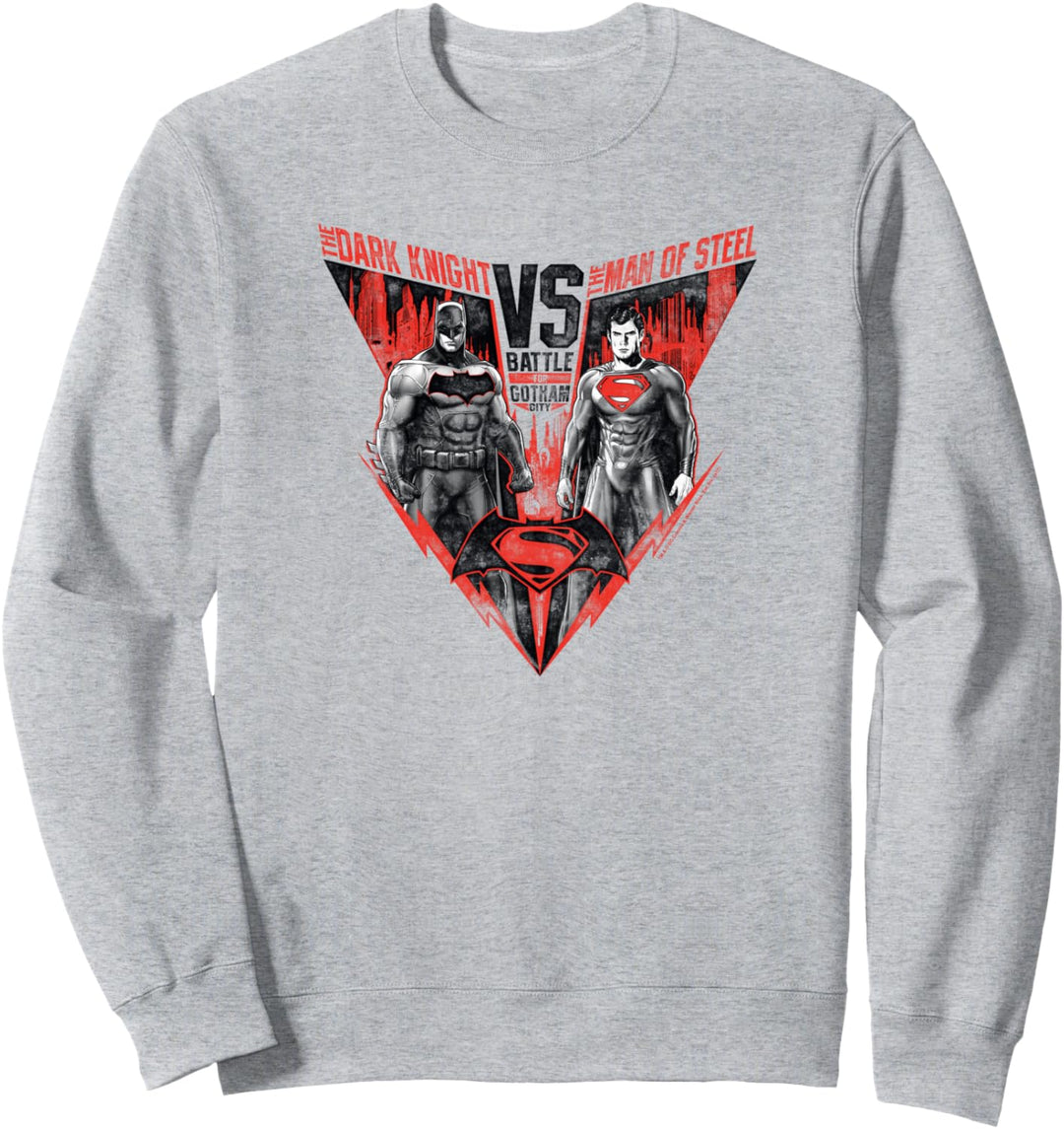 Batman v Superman Batlle for Gotham Sweatshirt