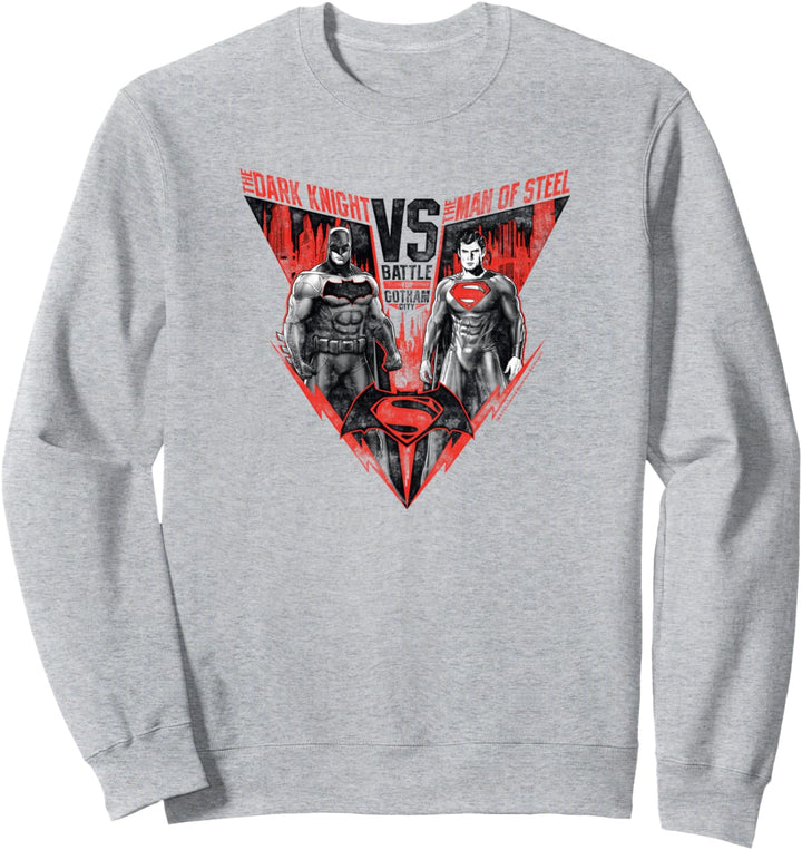Batman v Superman Batlle for Gotham Sweatshirt