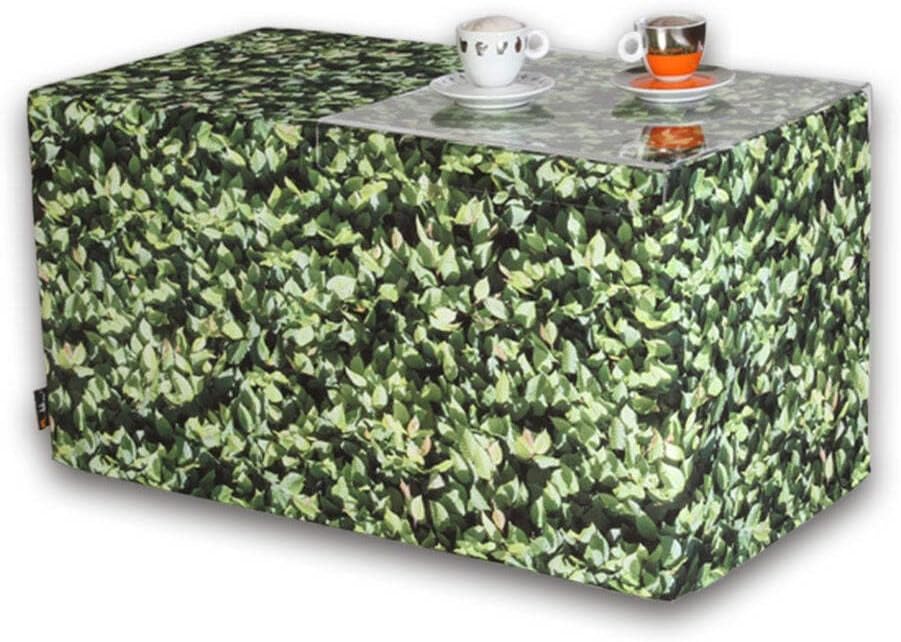 MeroWings Outdoor Sitzbank Hainbuche Textil Digitaler Fotorealistischer Druck - mit Acryltablett