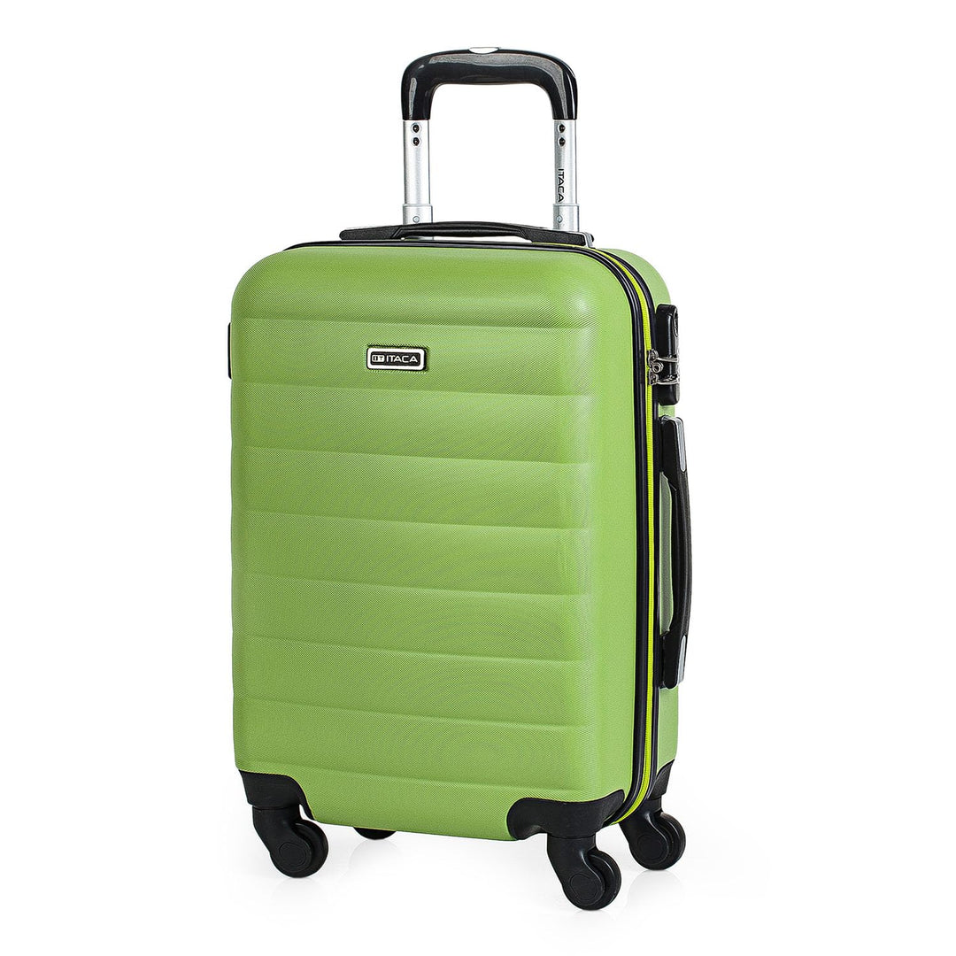 ITACA - Trolley Handgepäck Cabin Trolley Koffer Reisekoffer Hartschalenkoffer mit Zahlenschloss - Ka