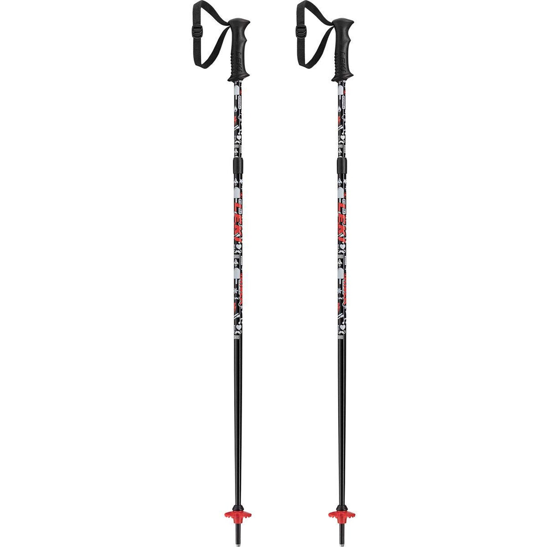 LEKI Unisex-Adult Sports Skistock Einheitsgrösse weiss rot, Einheitsgrösse weiss rot