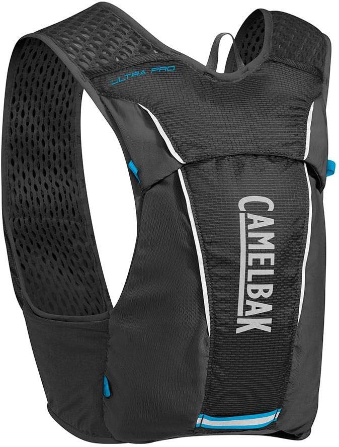 CAMELBAK Ultra Pro Vest - Black/Atomic Blue 17 oz/ 0.5L, Black/Atomic Blue 17 oz/ 0.5L