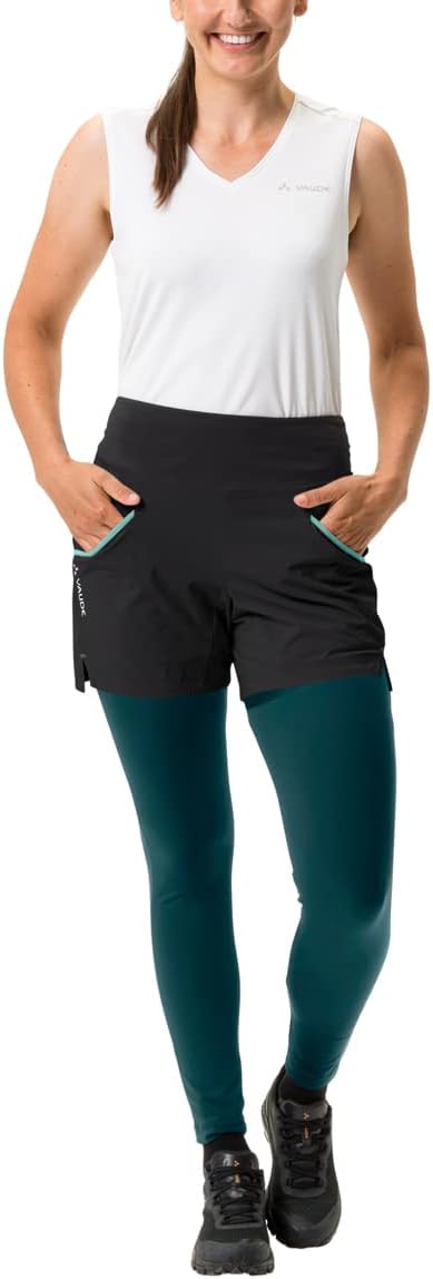 VAUDE Damen Hose Women's Crana Zo Pants 44 Schwarz, 44 Schwarz