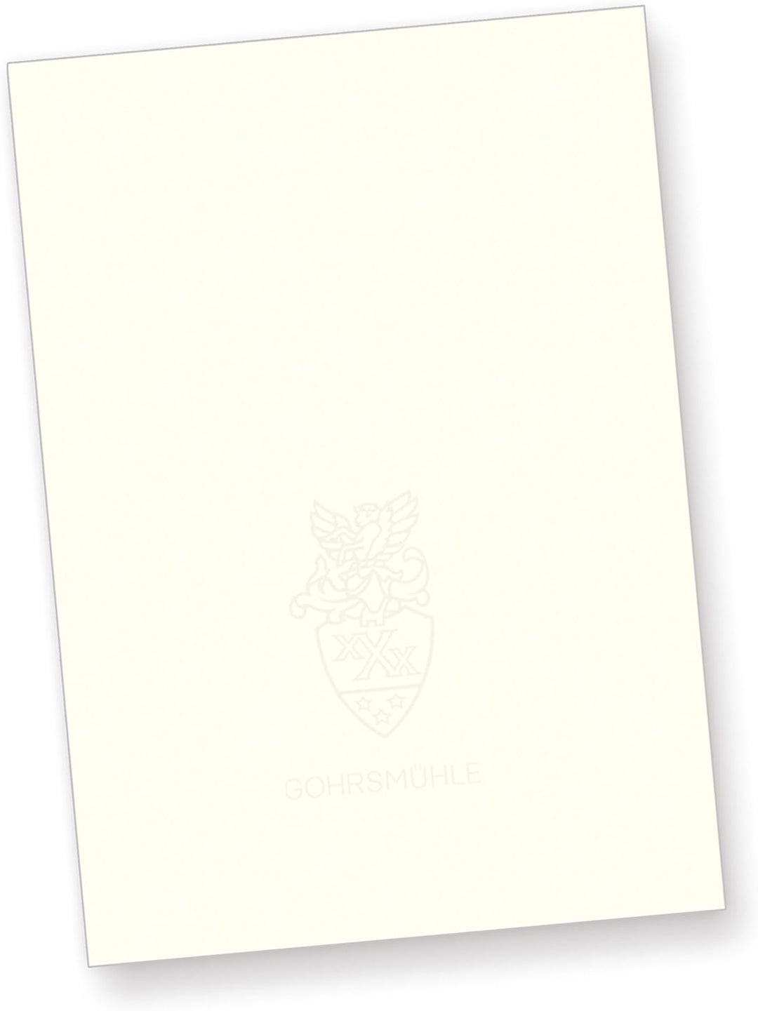 Gohrsmühle Briefpapier Set mit Wasserzeichen (50 Sets) DIN A4 mit gefütterte Briefumschläge, hochwer