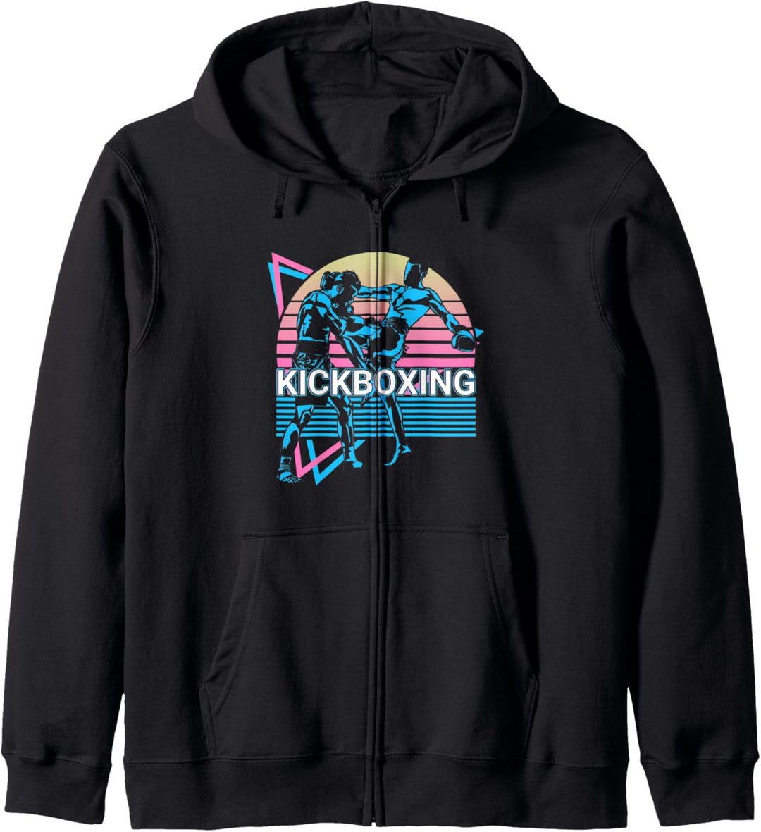 Kickboxen Retro Kapuzenjacke