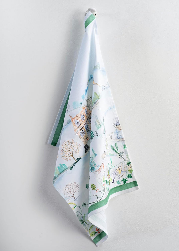 Maison d'Hermine Küchenhandtücher 3er-Set 100% Baumwolle 70 cm x 50 cm Wiederverwendbare Geschirrtüc