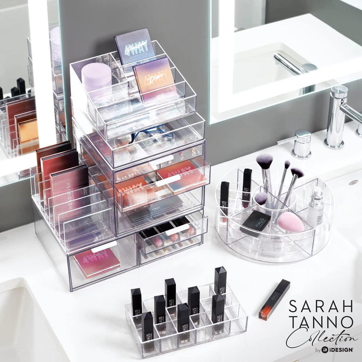 iDesign Nagellack Organizer, Beauty Organizer mit 5 Fächern aus der Signature Series by Sarah Tanno,