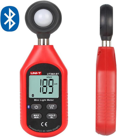 Aukson Q77C Digital Lux Lichtmesser mit LCD Bildschirm für Labor Büro UT383BT Bluetooth