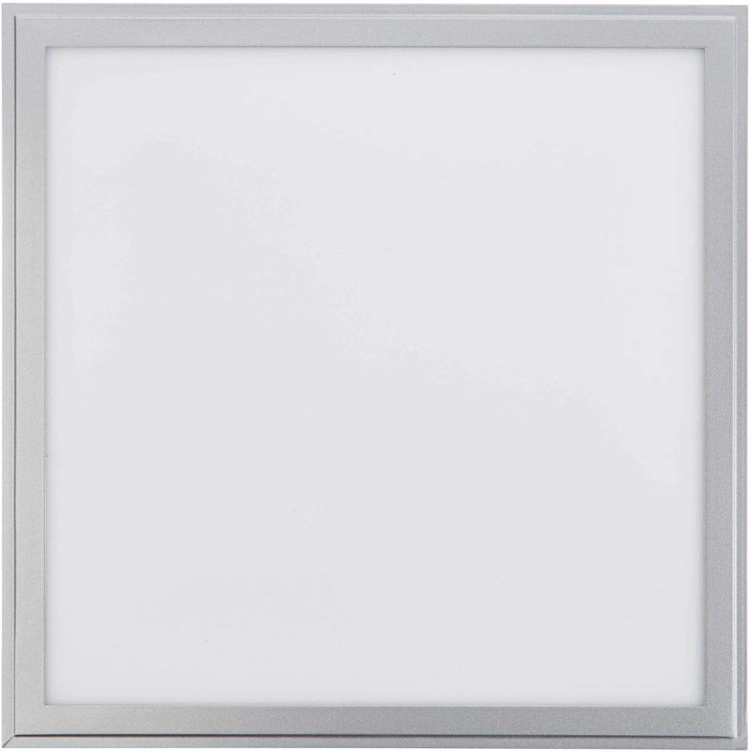 BRILLIANT Lampe Alissa LED Deckenaufbau-Paneel 40x40cm silber/weiss | 1x 32W LED integriert (Samsung