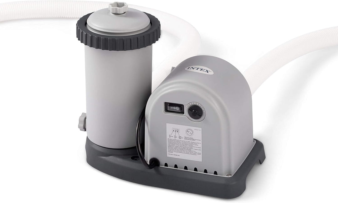 Intex 28636GS Krystal Clear Cartridge Filter Pump - Pool Kartuschenfilteranlage - 1500 L/H Single