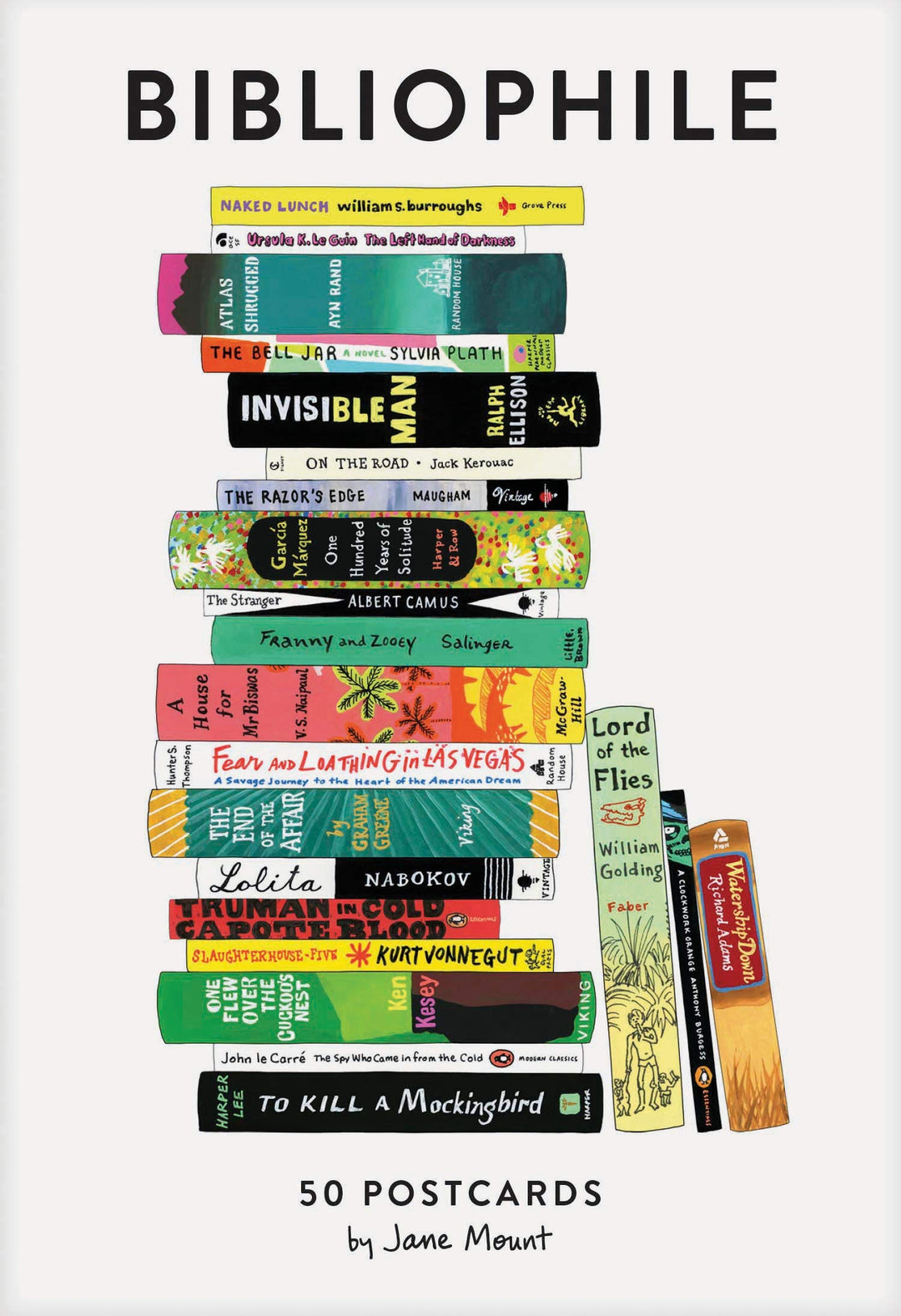Bibliophile: 50 Postcards: (Literary Postcards, Stationery Gift for Book Lovers), Postkartenbuch