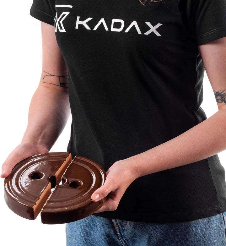 KADAX Beschwerungsstein, Fermentiergewicht aus Steingut 17cm, handgefertigtes Gewicht für Gärtopf, S