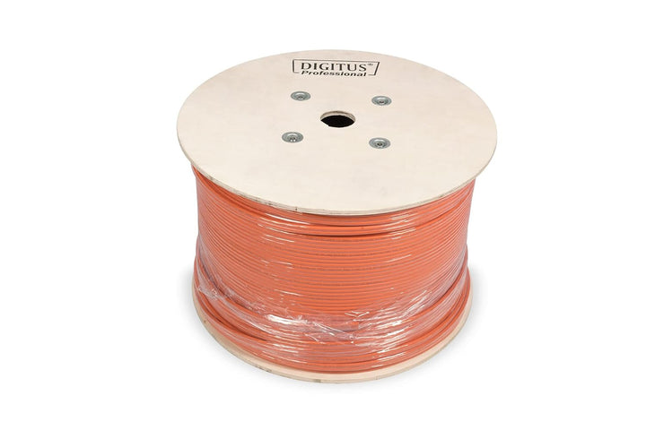 DIGITUS 250 m Cat 7 Netzwerkkabel - S-FTP (PiMF) Simplex - BauPVO Dca - LSZH Halogenfrei - 1200 MHz
